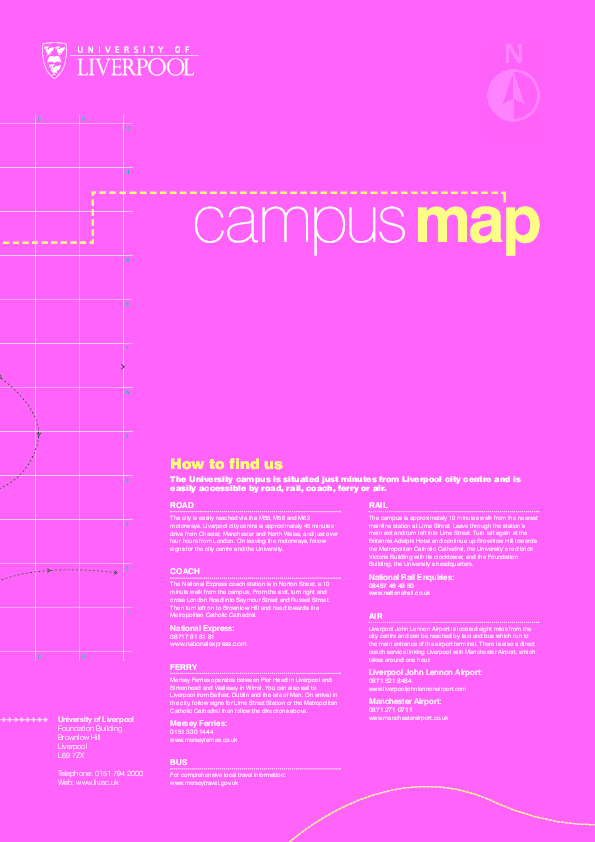 University Of Liverpool Campus Map