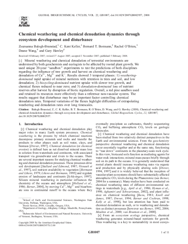 Best describes chemical weathering picture