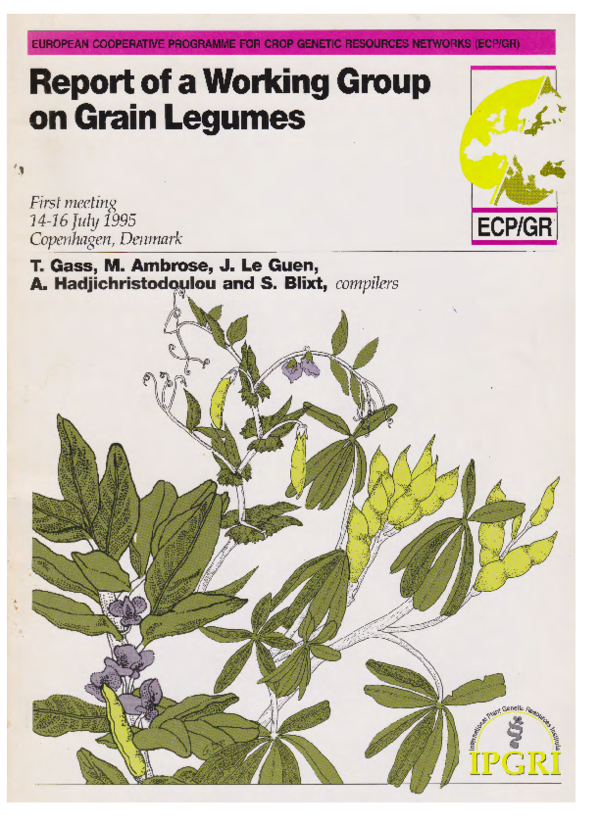 (PDF) Genetic resources of grain legume crops in N.I. Vavilov Institute ...