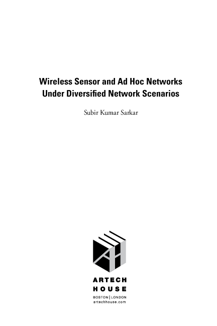 (PDF) Wireless Sensor and Ad Hoc Networks Under Diversified Network ...