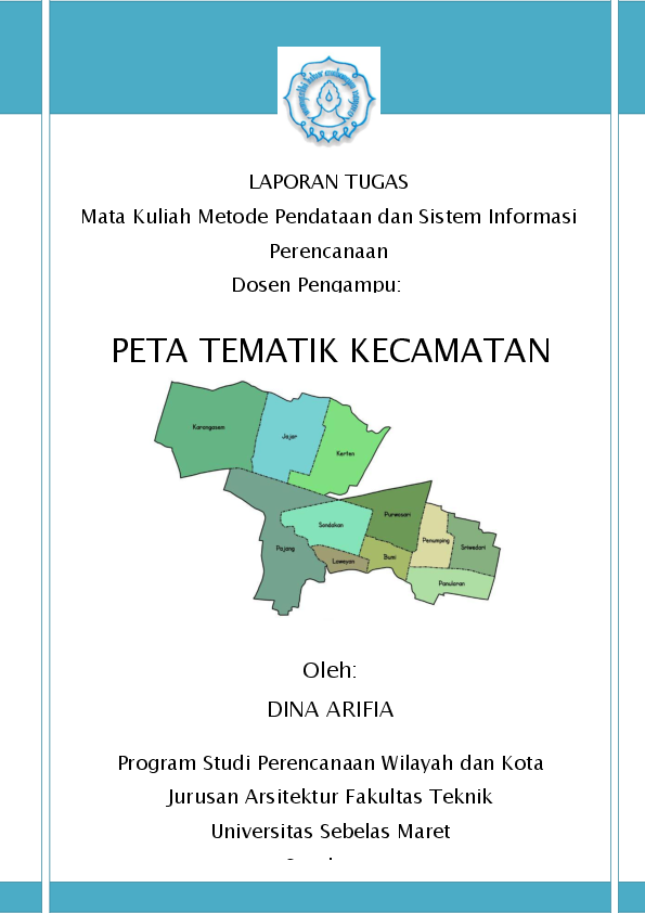 (DOC) Laporan Peta Tematik Kecamatan Laweyan Kota ...