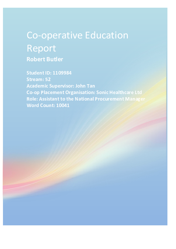 (DOC) Butler Robert 1109984 Co op Final Report
