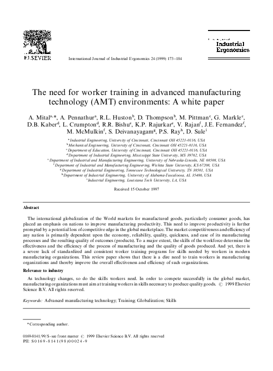 Hancock manufacturing technology essay example 08 image