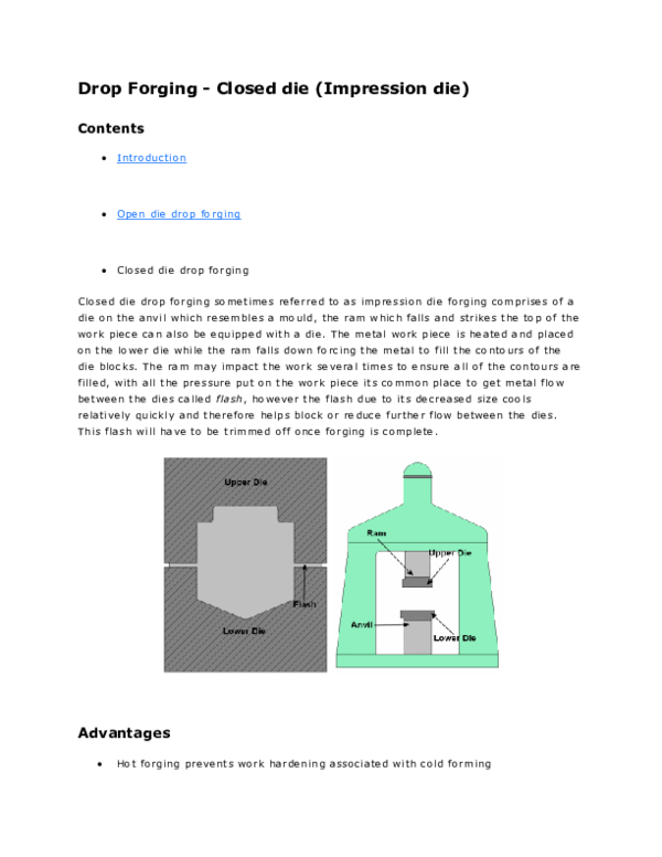 (DOC) Drop Forging