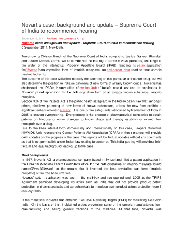 Glivec novartis image