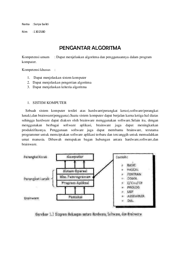 (DOC) Tugas bahasa pemograman