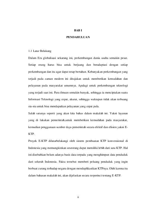 Contoh Makalah Pelayanan Iktp Asik Belajar