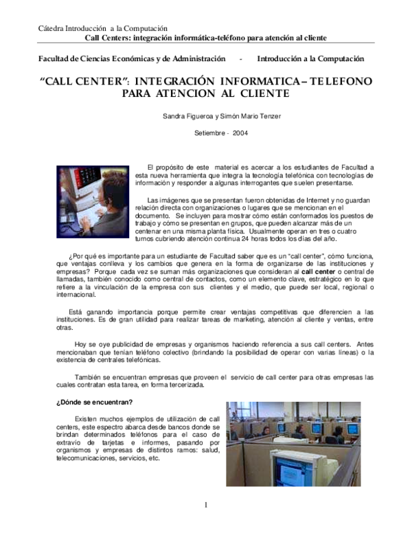 (PDF) Callcenter
