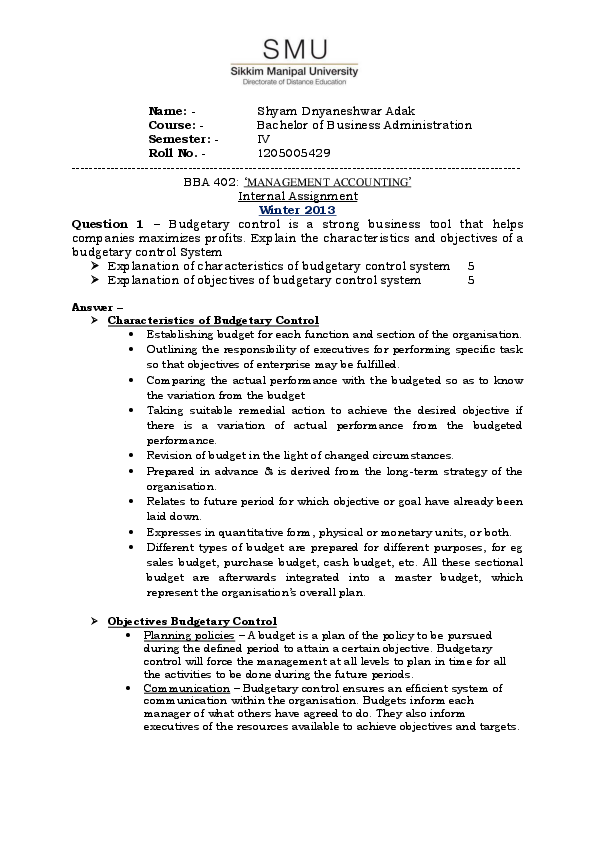 Managerial accounting answer key picture