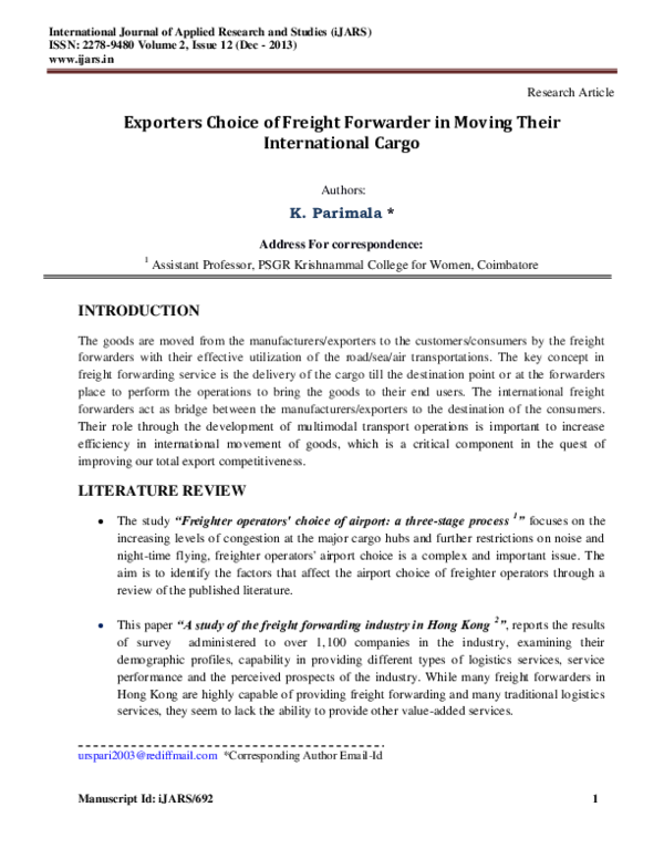 Freight forwarders in the usa image