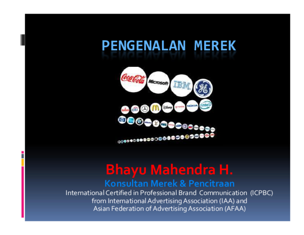 (PDF) Pengenalan Merek