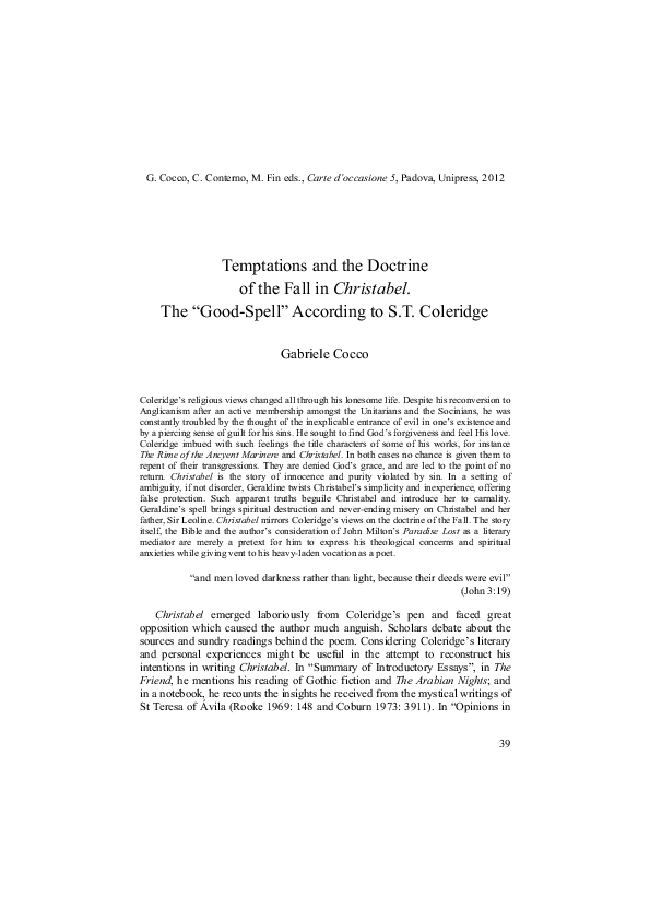 Essays on christabel 05 picture