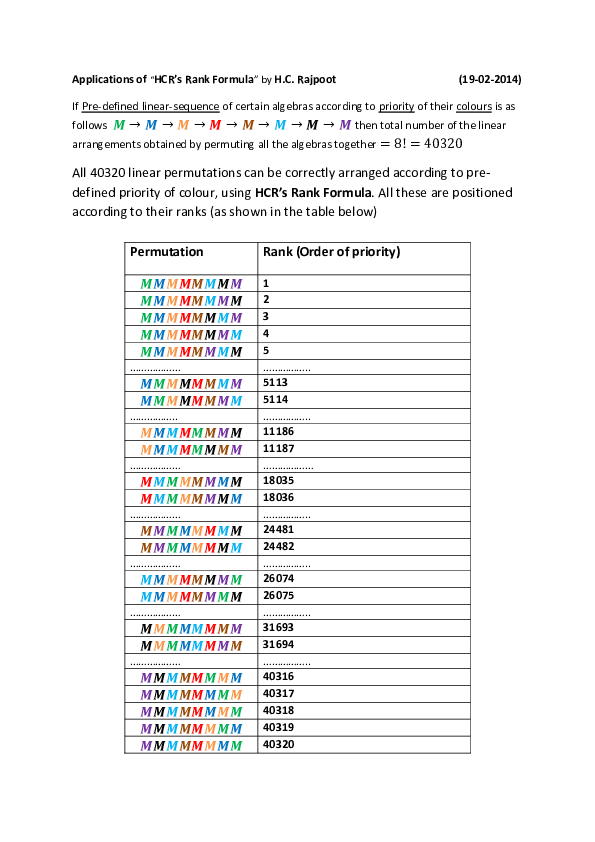 (PDF) Applications of 