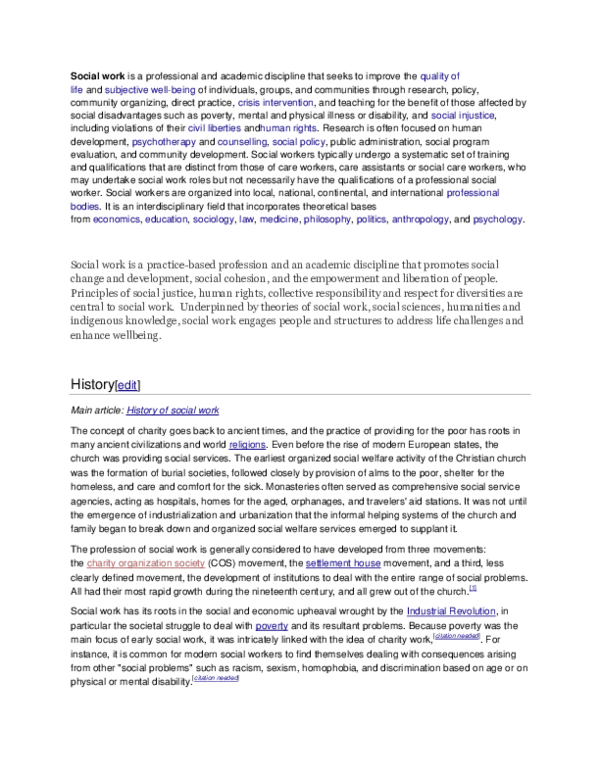 (DOC) Social work