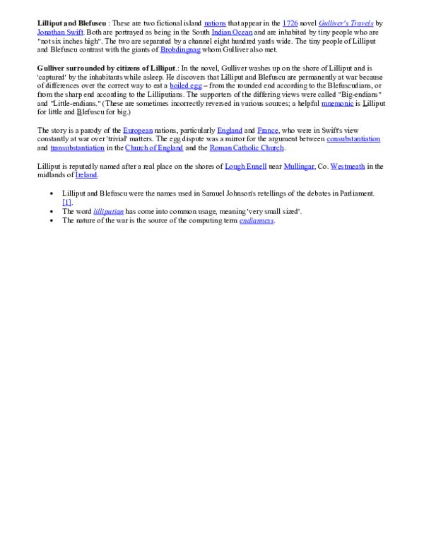 (DOC) CIH Butter Battle History Lilliput and Blefuscu Jordan Kohanim