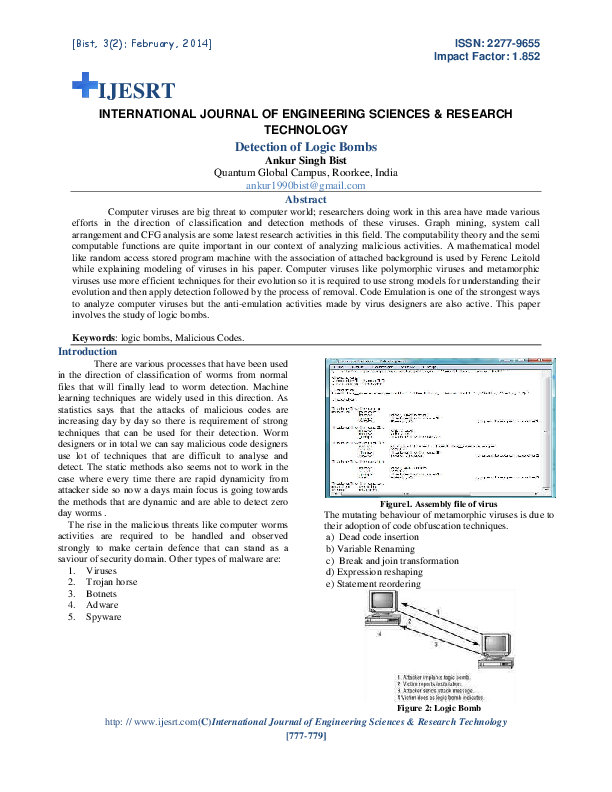 Logic bomb attack image