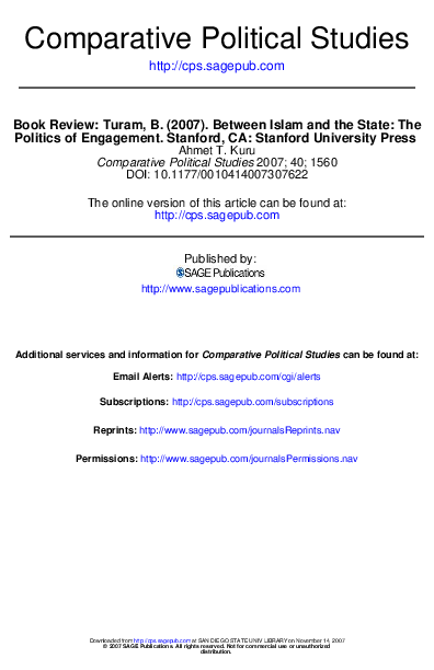 (PDF) Comparative Political Studies Comparative Political Studies
