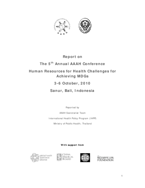 (PDF) Improving Medical Specialist Service in District Hospitals