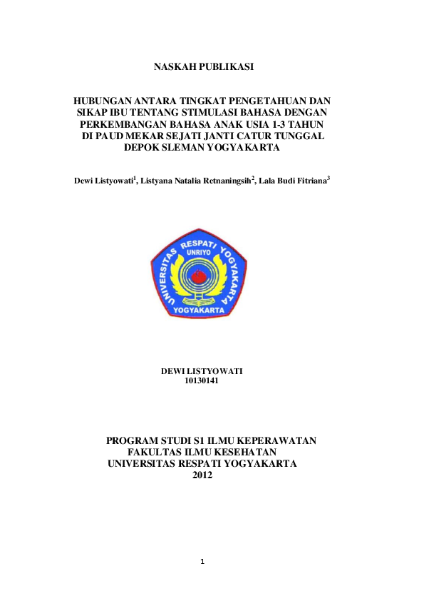 (DOC) Jurnal Dewi Listyowati Pratitis Oviliaa Academia.edu (DOC) Jurnal Dewi Listyowati Pratitis Oviliaa Academia.edu