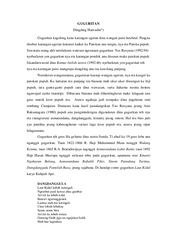 PDF) GUGURITAN Dingding Haerudin | Ammara Phramaisheila - Academia.edu