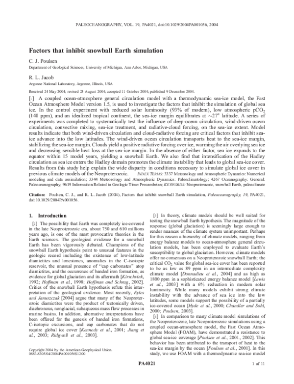 Snowball earth essay 06 image