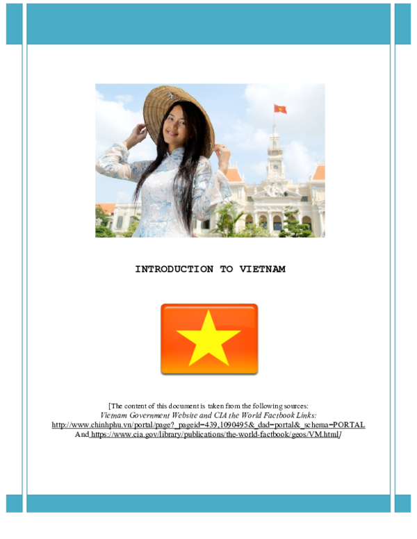 Pdf Introduction To Vietnam