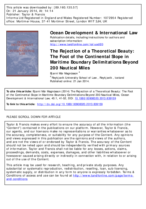 (PDF) The Rejection of a Theoretical Beauty The Foot of the