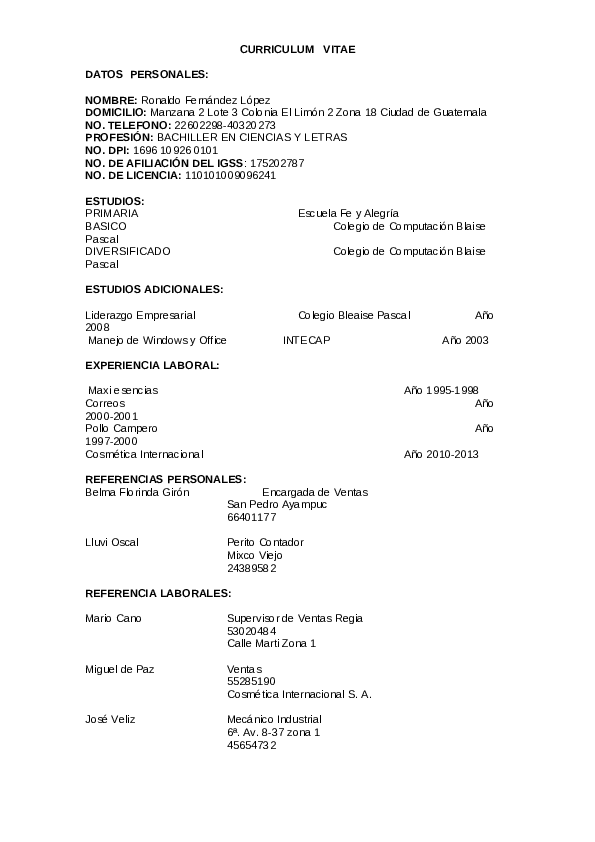 How to write a curriculum vitae image