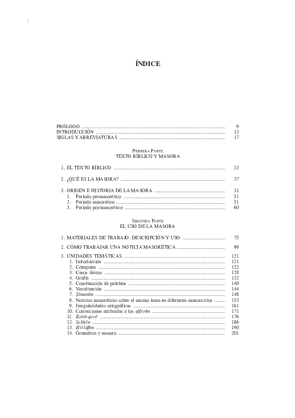 (PDF) Masorah. The Transmission of the Tradition of the Hebrew Bible ...