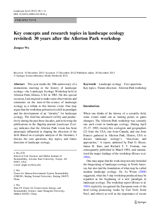 Research paper topics landscaping image
