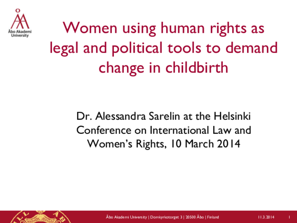 (PDF) Women Using Human Rights as Legal and Political Tools to Demand ...