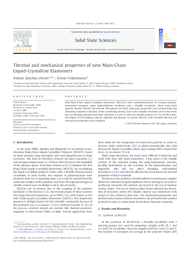 Disadvantages of elastomers picture