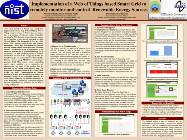 (PDF) Implementation of a Web of Things based Smart Grid to remotely ...