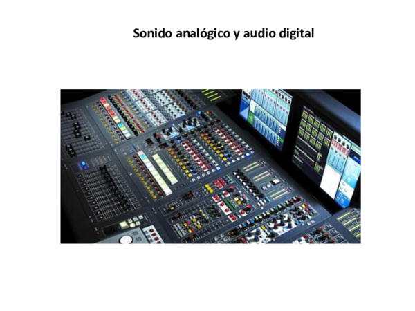 (PPT) Introduccion al audio digital