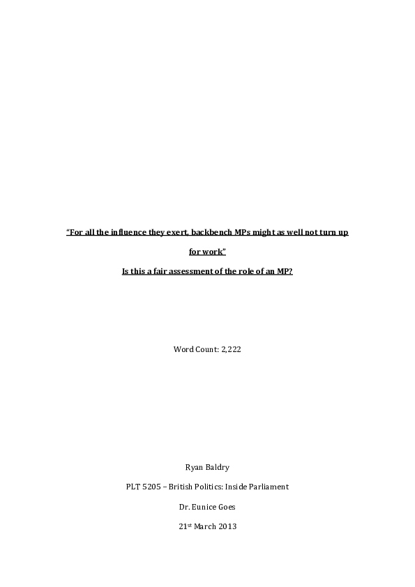 Paragraph about politics image