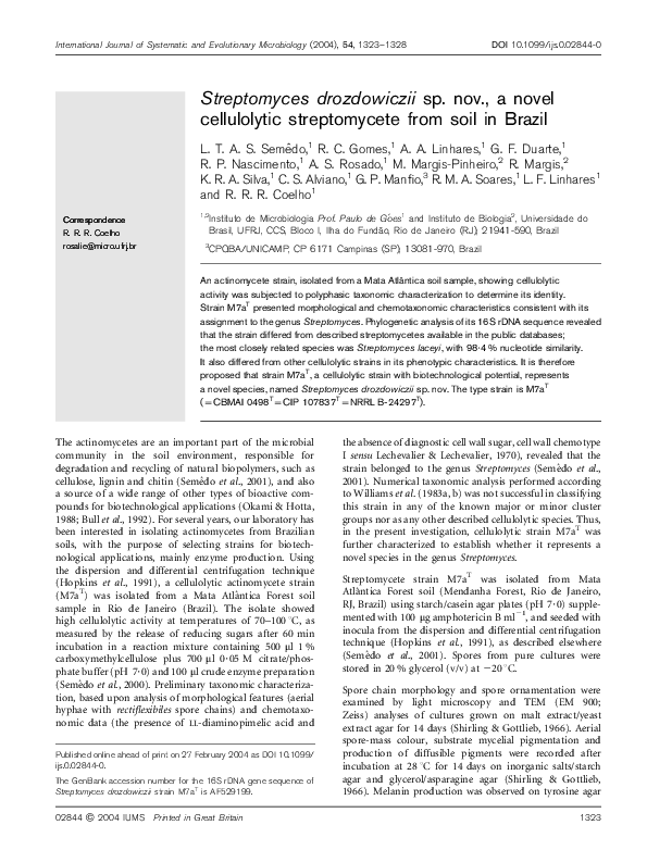 Streptomyces research topics picture
