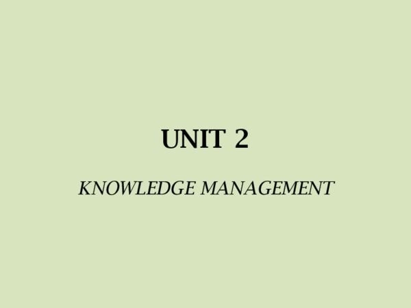 (PPT) UNIT 2 KM