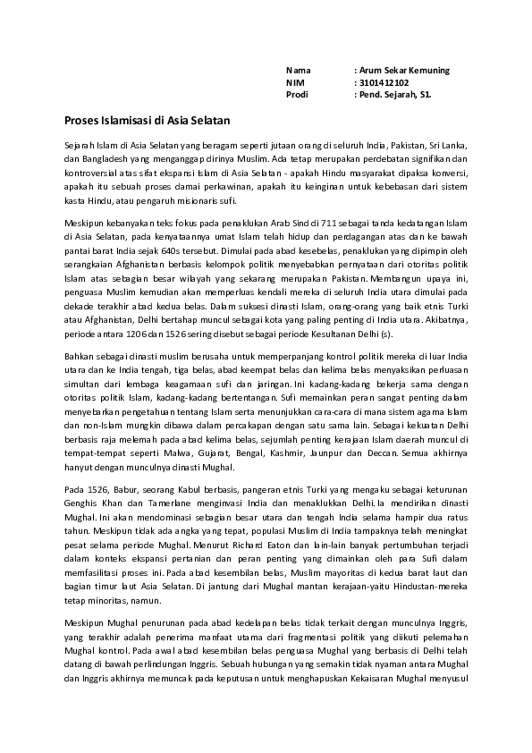 Doc) Sejarah Asia | Faizal Mardianta - Academia.edu