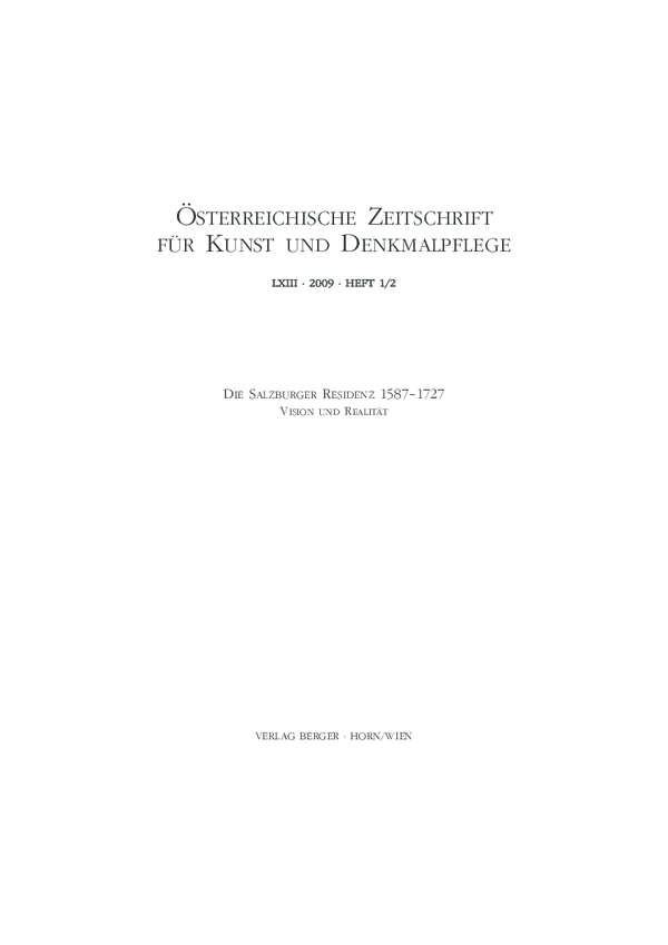 Christoph Brandhuber: „Recreatio principis“ – Fürsterzbischof Franz Anton Fürst von Harrach und seine Retirade, in: Vision und Realität. Die Salzburger Residenz 1587-1727, Wien/Horn 2009, S. 118–125.