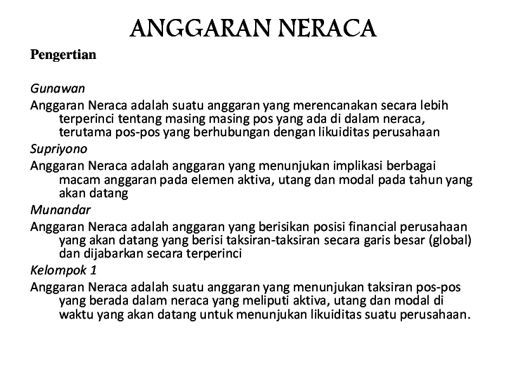 Ppt Anggaran Neraca Ninink Pamungkas Academia Edu