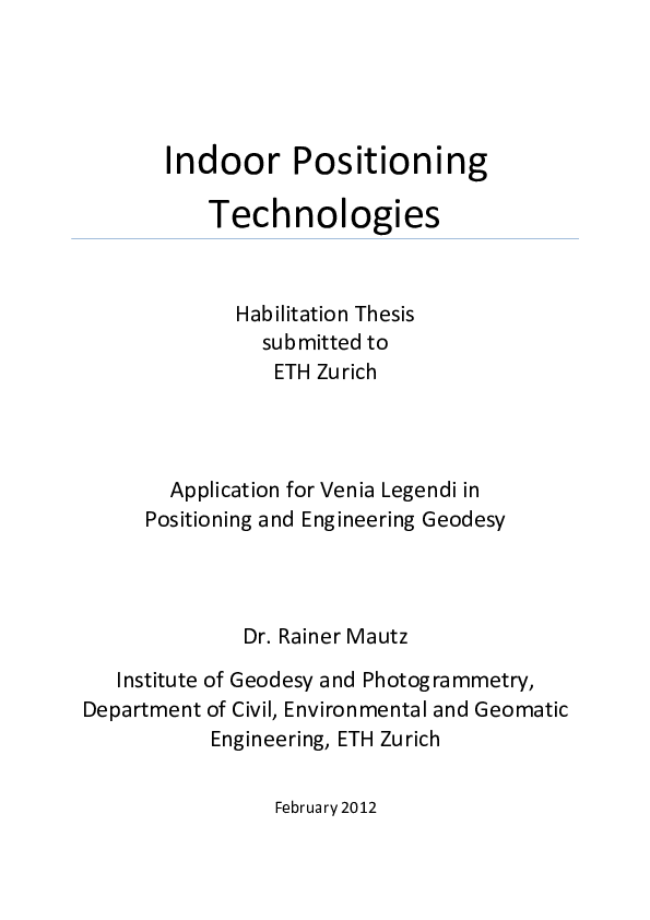 Indoor positioning thesis 07 picture