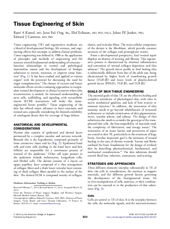 Tissue engineering review image