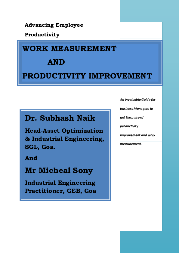 (PDF) Advancing Employee Productivity An invaluable Guide for
