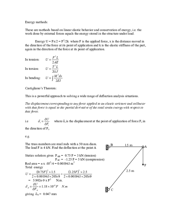 (PDF) Energy methods