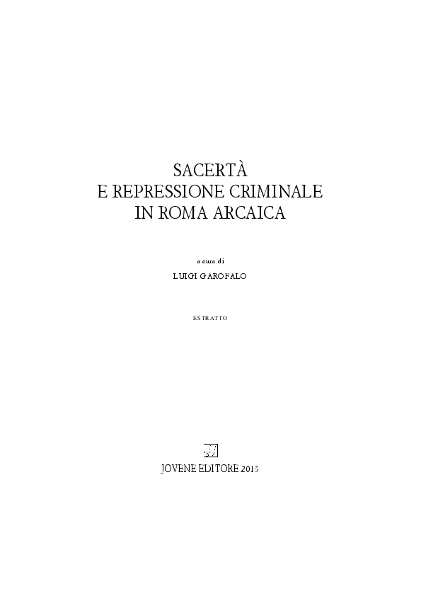 (PDF) 'Verberatio parentis' e 'ploratio'
