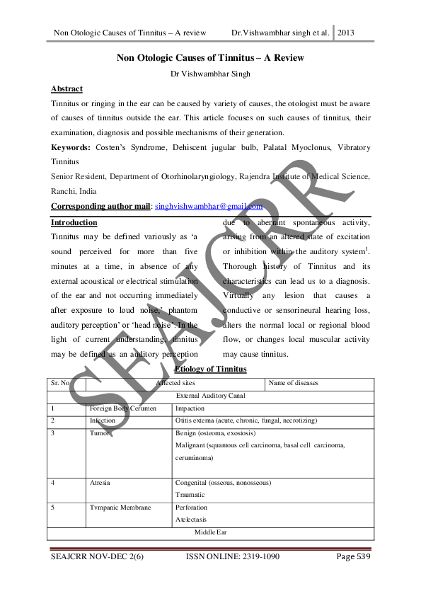 Tinnitus related thesis 04 image
