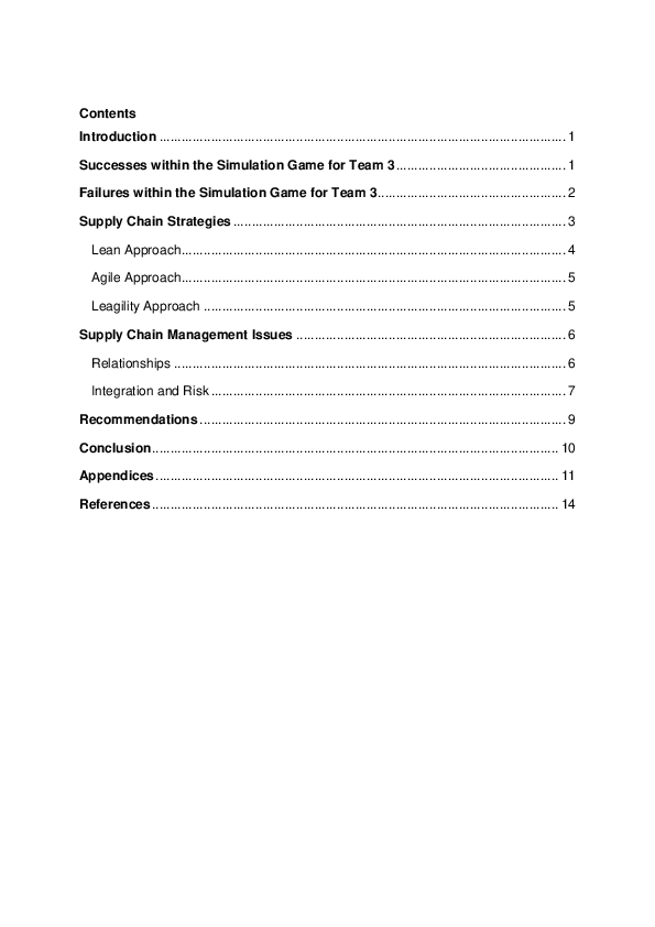 (DOC) Supply Chain Management Report Thang Nguyen Academia.edu