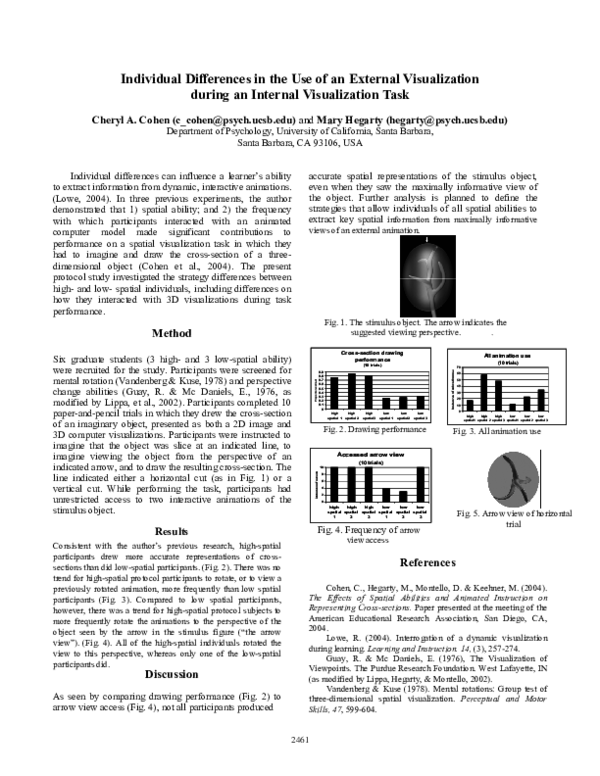 (PDF) Individual Differences in the Use of an External Visualization ...