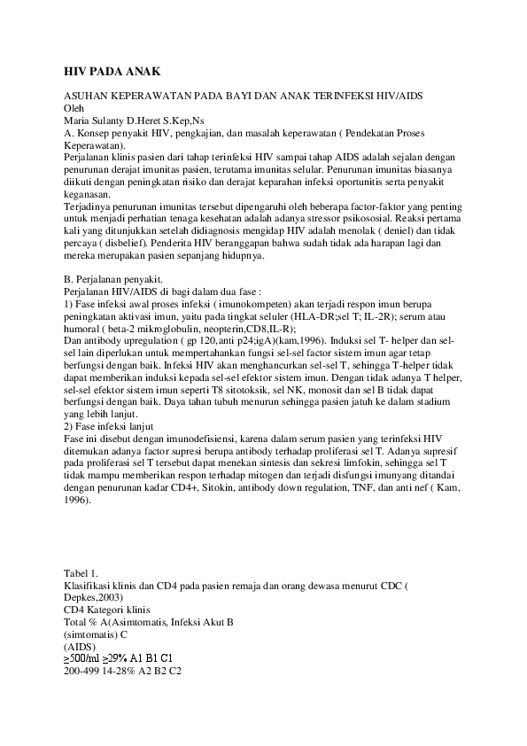 Doc Hiv Pada Anak
