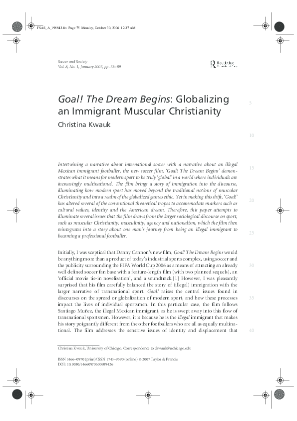 Goal The Dream Begins 2005 In Hindi Full Movie Watch Online Free Hindilinks4u To